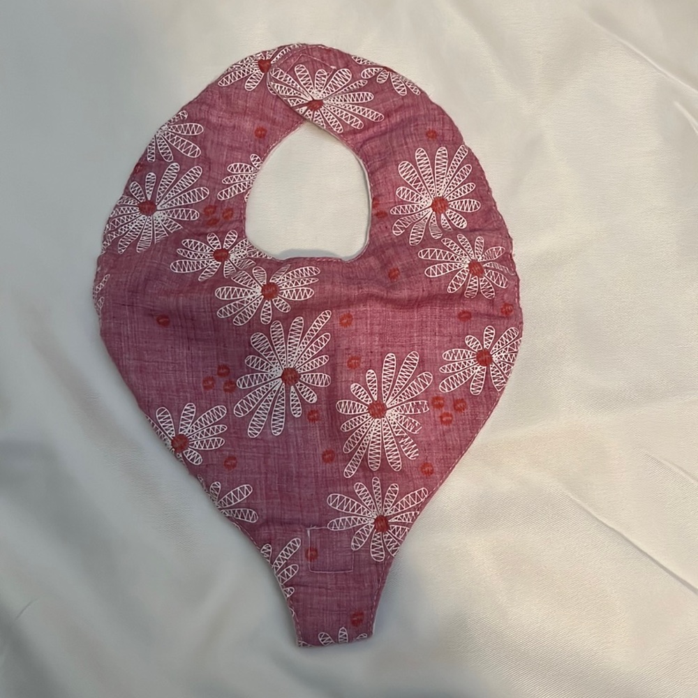 4/$22 Baby girl bib